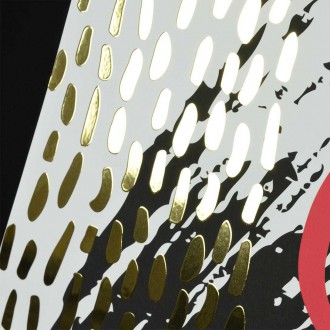 Abstraktní Umění 9 3D Zlatý Plakát