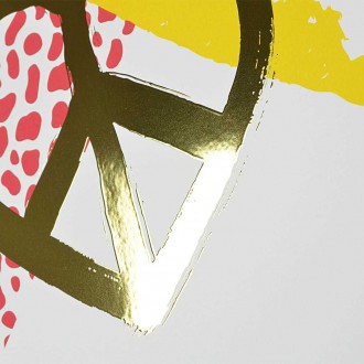 Abstraktní Umění 10 3D Zlatý Plakát