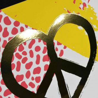 Abstraktní Umění 10 3D Zlatý Plakát