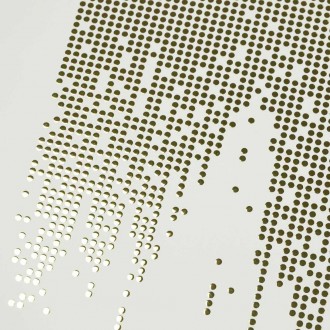 Zlatý déšť 3D Zlatý Plakát