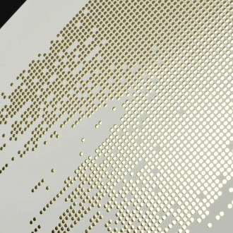 Zlatý déšť 3D Zlatý Plakát