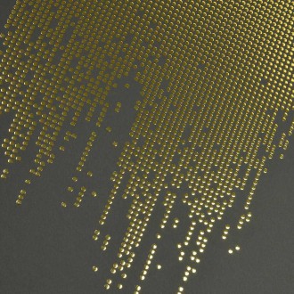 Zlatý déšť 2 3D Zlatý Plakát