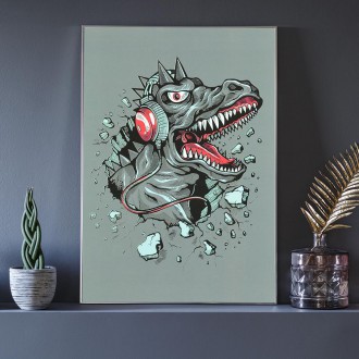 T-Rex 3D Plakát