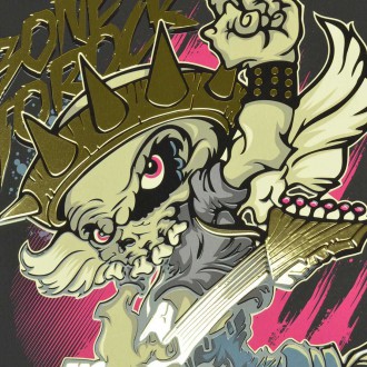 Rocker 3D Zlatý Plakát