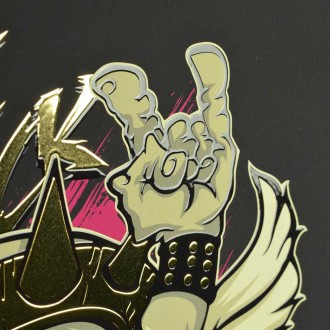 Rocker 3D Zlatý Plakát