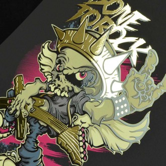 Rocker 3D Zlatý Plakát