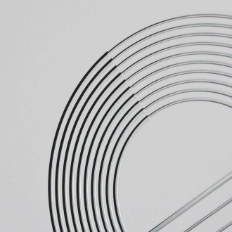 Abstraktní geometrické tvary 2 3D Zlatý Plakát