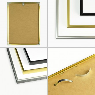 Abstraktní geometrické tvary 3 3D Zlatý Plakát