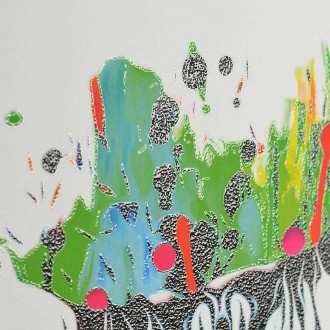 Mýval abstrakt 3D Plakát