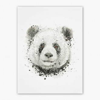 Portrét pandy 3D Plakát