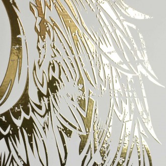 Andělské křídla 3D Zlatý Plakát
