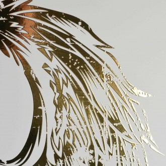 Andělské křídla 3D Zlatý Plakát