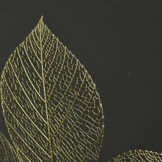 List 3D Zlatý Plakát