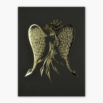 Fénix 3D Zlatý Plakát