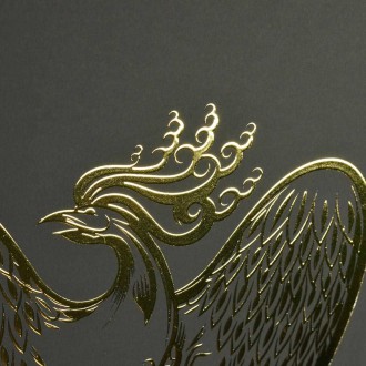 Fénix 3D Zlatý Plakát