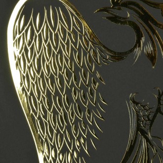 Fénix 3D Zlatý Plakát