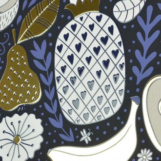 Ovocné čmáranice 3D Zlatý Plakát