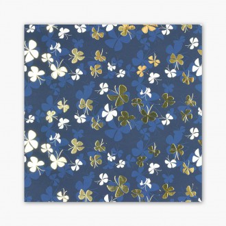 Zlatý motýl 3D Zlatý Plakát