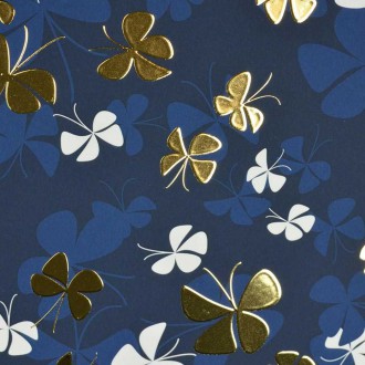 Zlatý motýl 3D Zlatý Plakát