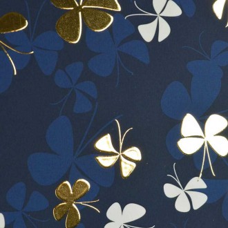 Zlatý motýl 3D Zlatý Plakát