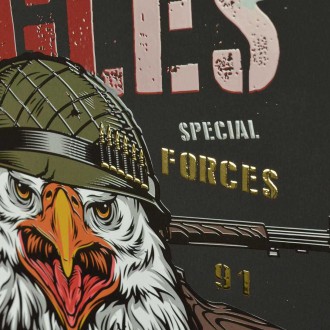 Speciální jednotky 3D Zlatý Plakát