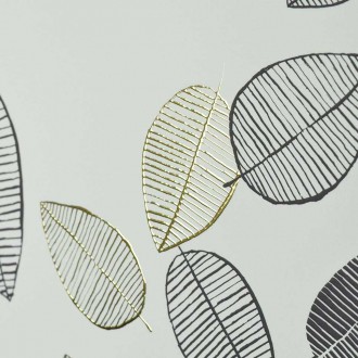 Zlaté listy 3D Zlatý Plakát