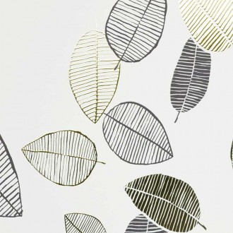 Zlaté listy 3D Zlatý Plakát