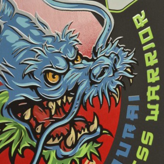 Duchovní bojovník drak 3D Plakát