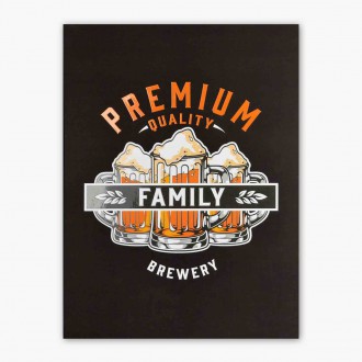 Rodinný pivovar 3D Plakát