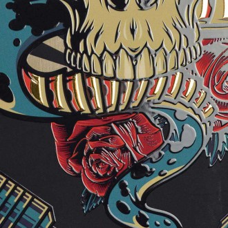 Rotterdam tatoo fest 3D Zlatý Plakát