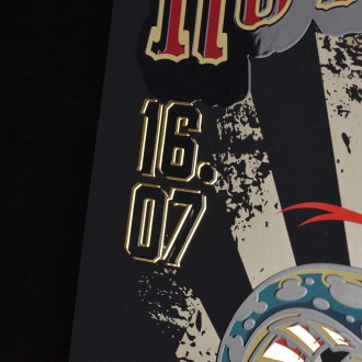 Rotterdam tatoo fest 3D Zlatý Plakát