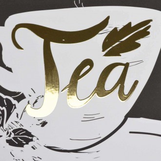 Čaj 3D Zlatý Plakát