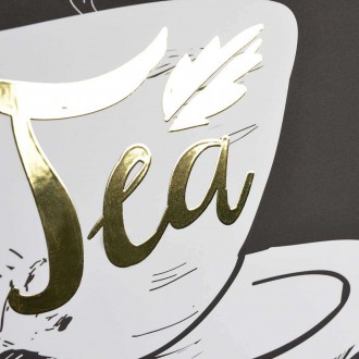 Čaj 3D Zlatý Plakát