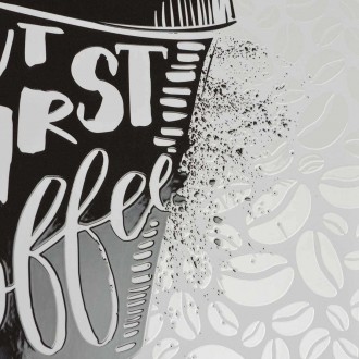 Nejprve kávu 3D Plakát