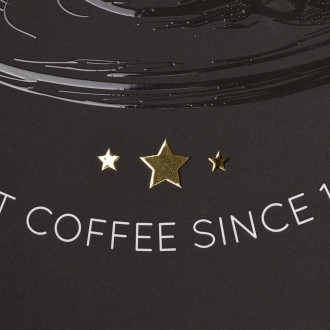 Kavárna 3D Zlatý Plakát