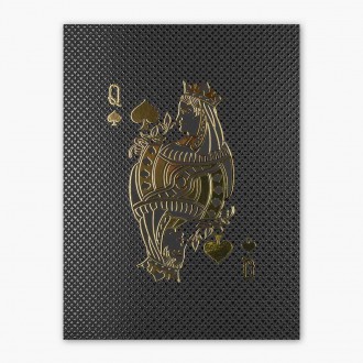 Dáma 3D Zlatý Plakát