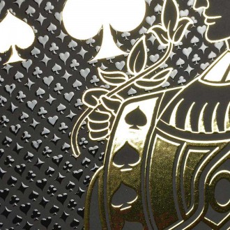 Dáma 3D Zlatý Plakát