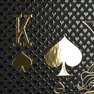 Král 3D Zlatý Plakát