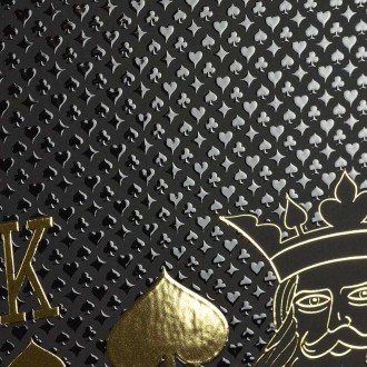 Král 3D Zlatý Plakát