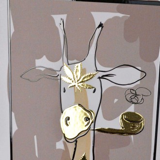 Král reggae 3D Zlatý Plakát