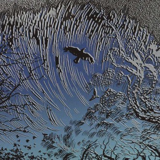 Lebka vyrobená ze stromů 3D Plakát