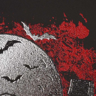 Zombie vstává z hrobu 3D Stříbrný Plakát