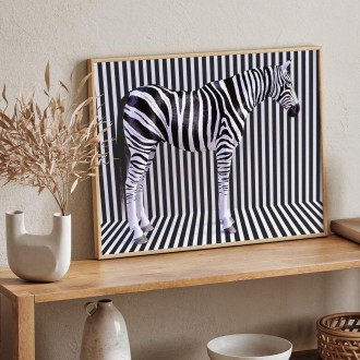 Zebra 3D Plakát