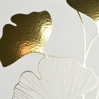 Strom ginkgo biloba 3D Zlatý Plakát