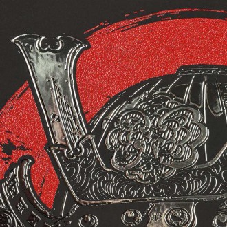 Tygr samuraj 3D Stříbrný Plakát