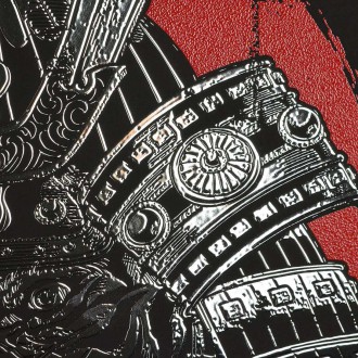 Tygr samuraj 3D Stříbrný Plakát