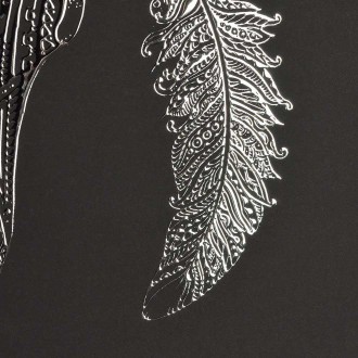 Lebka býka 3D Zlatý Plakát