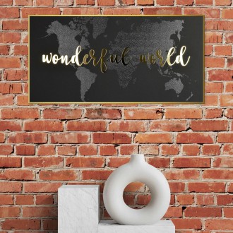 Překrásný svět 3D Zlatý Plakát