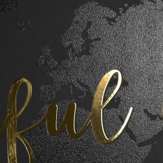 Překrásný svět 3D Zlatý Plakát