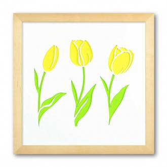 Nástěnná dekorace Tulipány